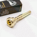 Gold Plate Bach Trumpet Mouthpiece, 10