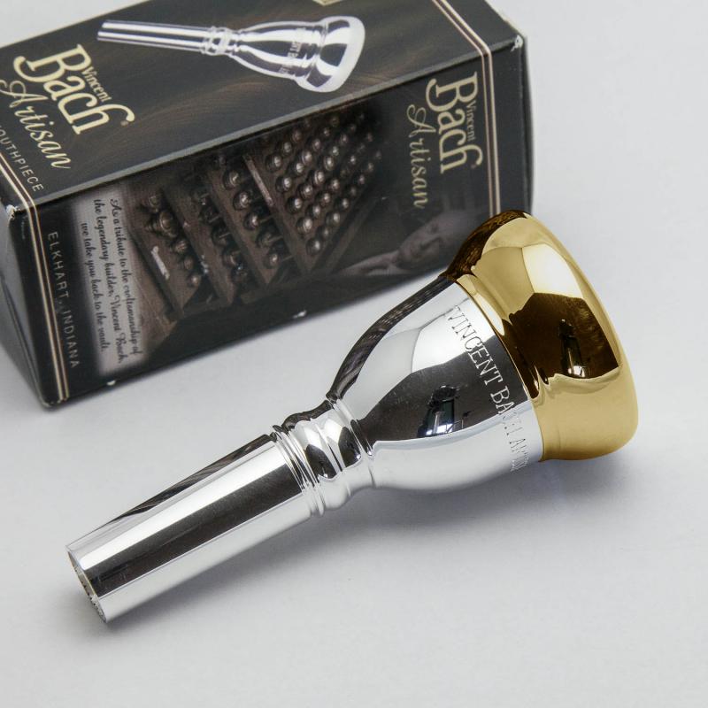 Gold Plate Rim and Cup Only, Bach Large Shank Artisan Trombone Mouthpiece, 5G