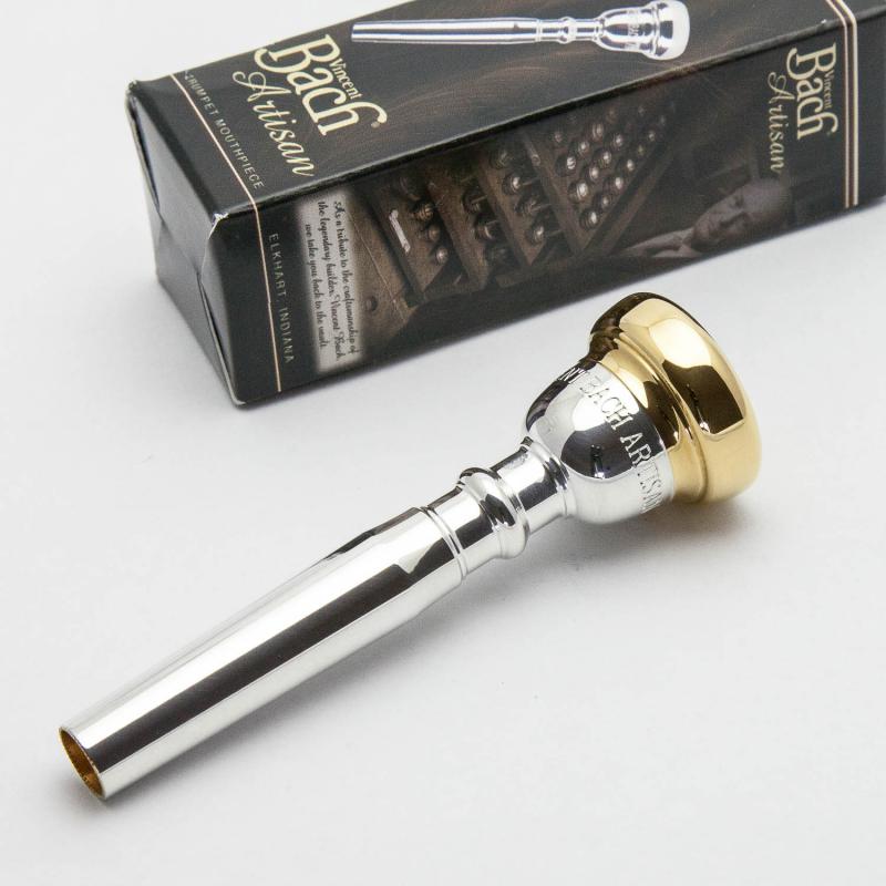 Gold Plate Rim and Cup Only, Bach Artisan Trumpet Mouthpiece, 1.5B