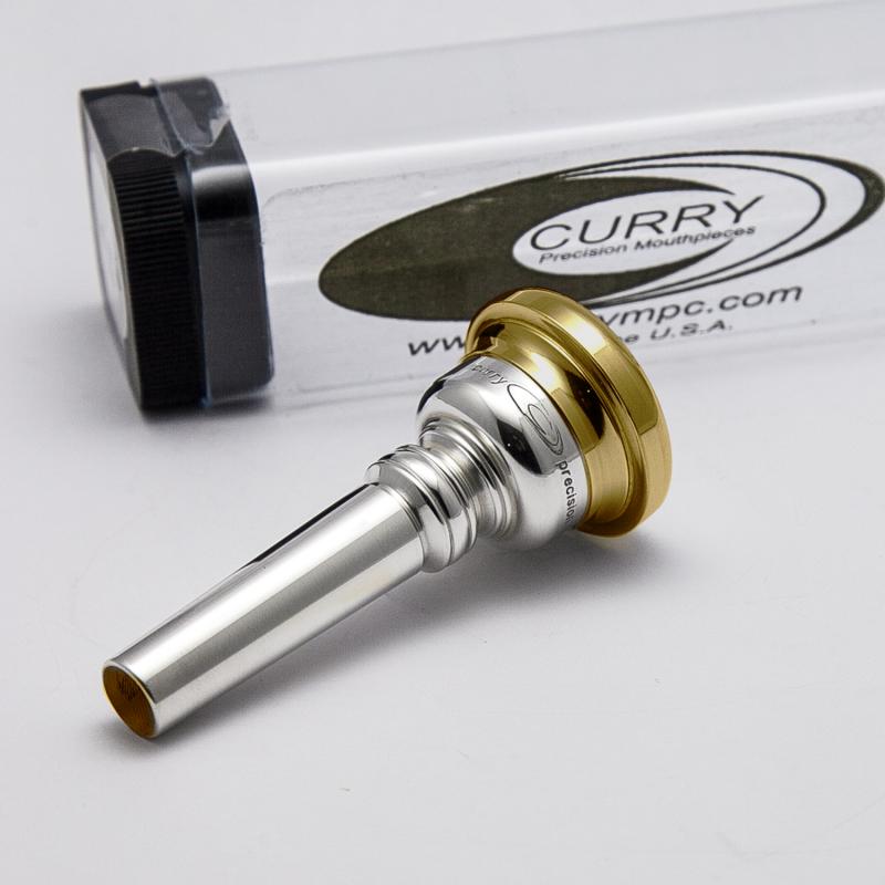 Gold Plate Rim and Cup Only, Curry Cornet Mouthpiece, 1.25VC