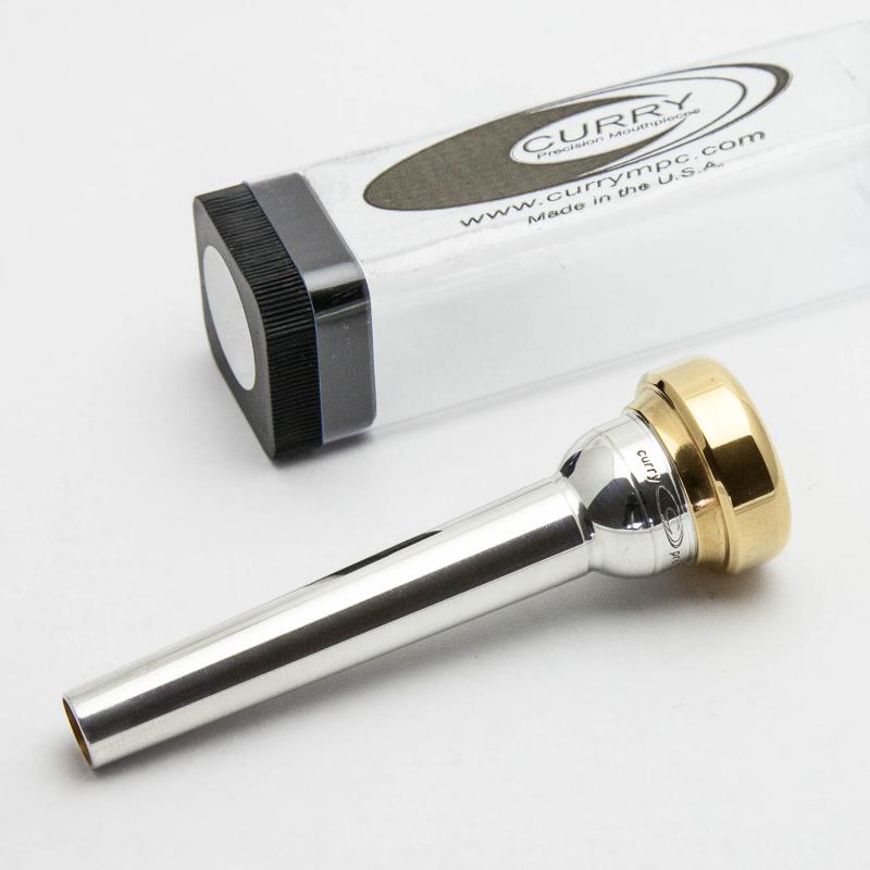 Gold Plate Rim and Cup Only, Curry Trumpet Mouthpiece, 3ZM (AKA 3M.)