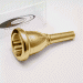 Gold Plate Curry Tuba Mouthpiece, 126DH