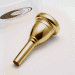 Gold Plate Curry Tuba Mouthpiece, 126DH