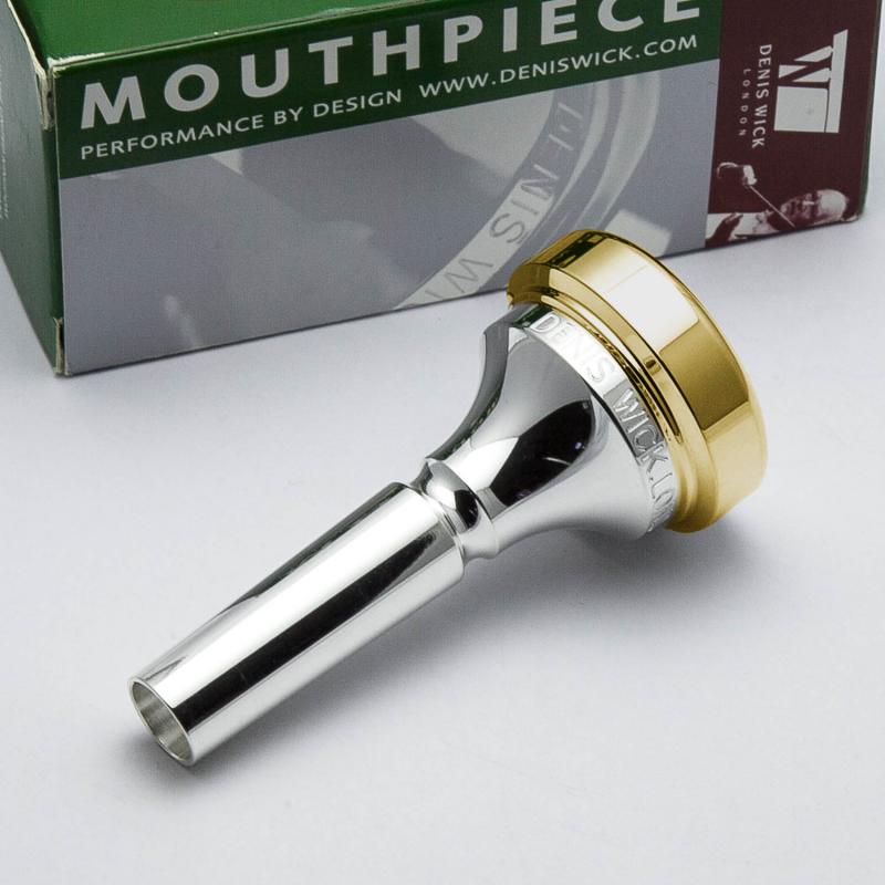 Gold Plate Rim and Cup Only, Denis Wick Trombone Mouthpiece, 4.5AL (4-1/2AL) large shank