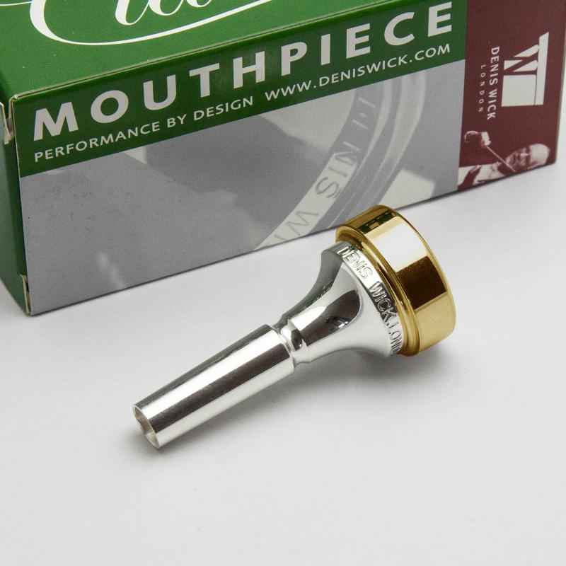 Gold Plate Rim and Cup Only, Denis Wick Cornet Mouthpiece, 3