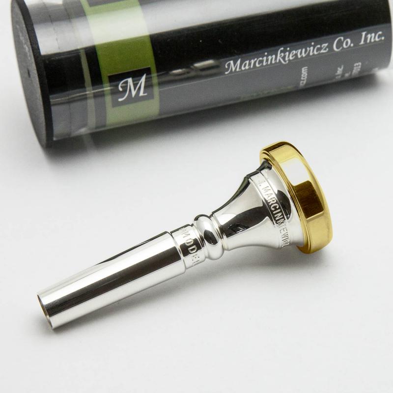 Gold Plate Rim and Cup Only, Marcinkiewicz Flugelhorn Mouthpiece (Large Morse Taper), 303FL