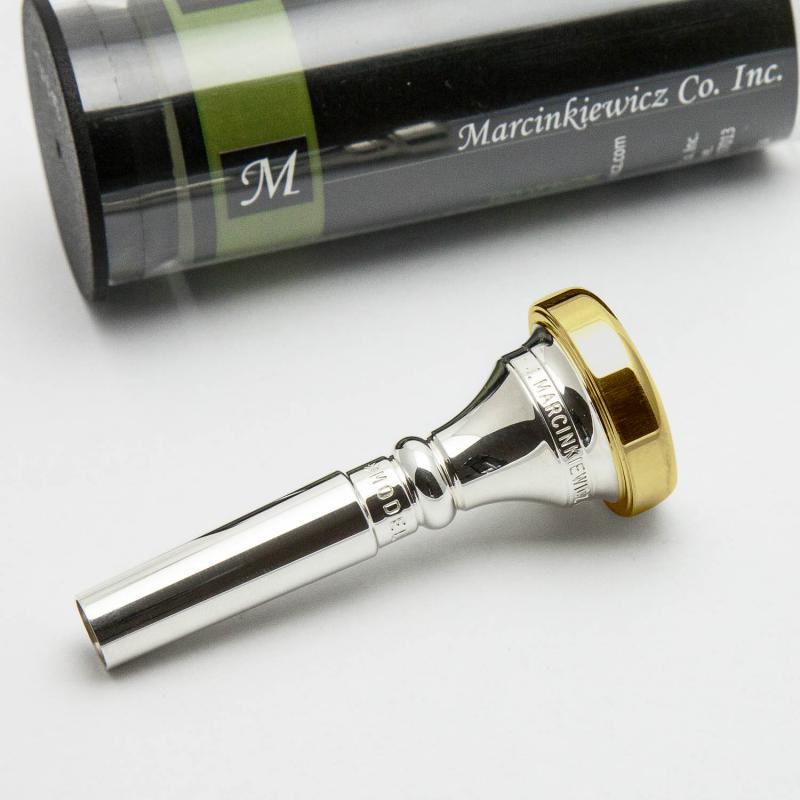 Gold Plate Rim and Cup Only, Marcinkiewicz Flugelhorn Mouthpiece (Small Morse/Bach Taper), 3FLB