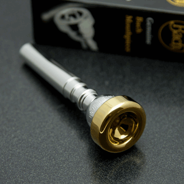 Genuine Gold Rim Cup Bach 1 1 2c Trumpet Mouthpiece 10 Backbore 27 