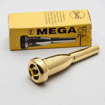 Genuine Bach Megatone 3c Gold Trumpet Mouthpiece 10 Backbore 26 Throat Genuine Bach Megatone 3c Gold Trumpet Mouthpiece 10 Backbore 26 Throat